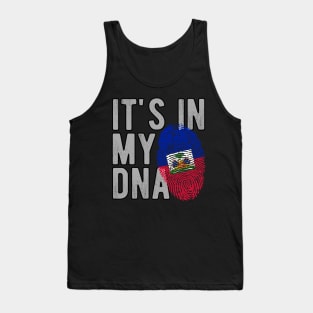 Happy Haitian Flag Day Celebration Haiti Its In My DNA Tank Top